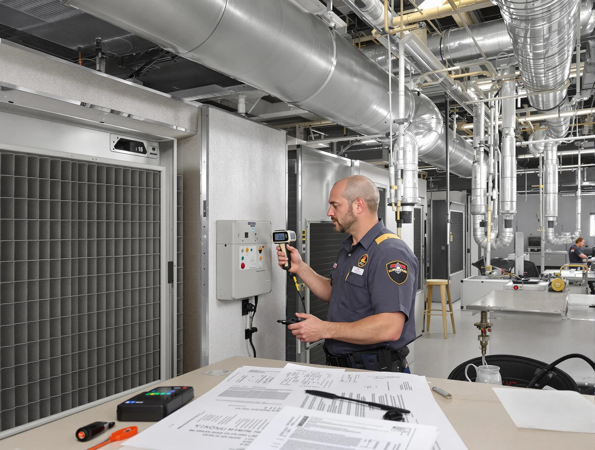 Professional filter system inspection by Framingham Air Duct Cleaning in Framingham