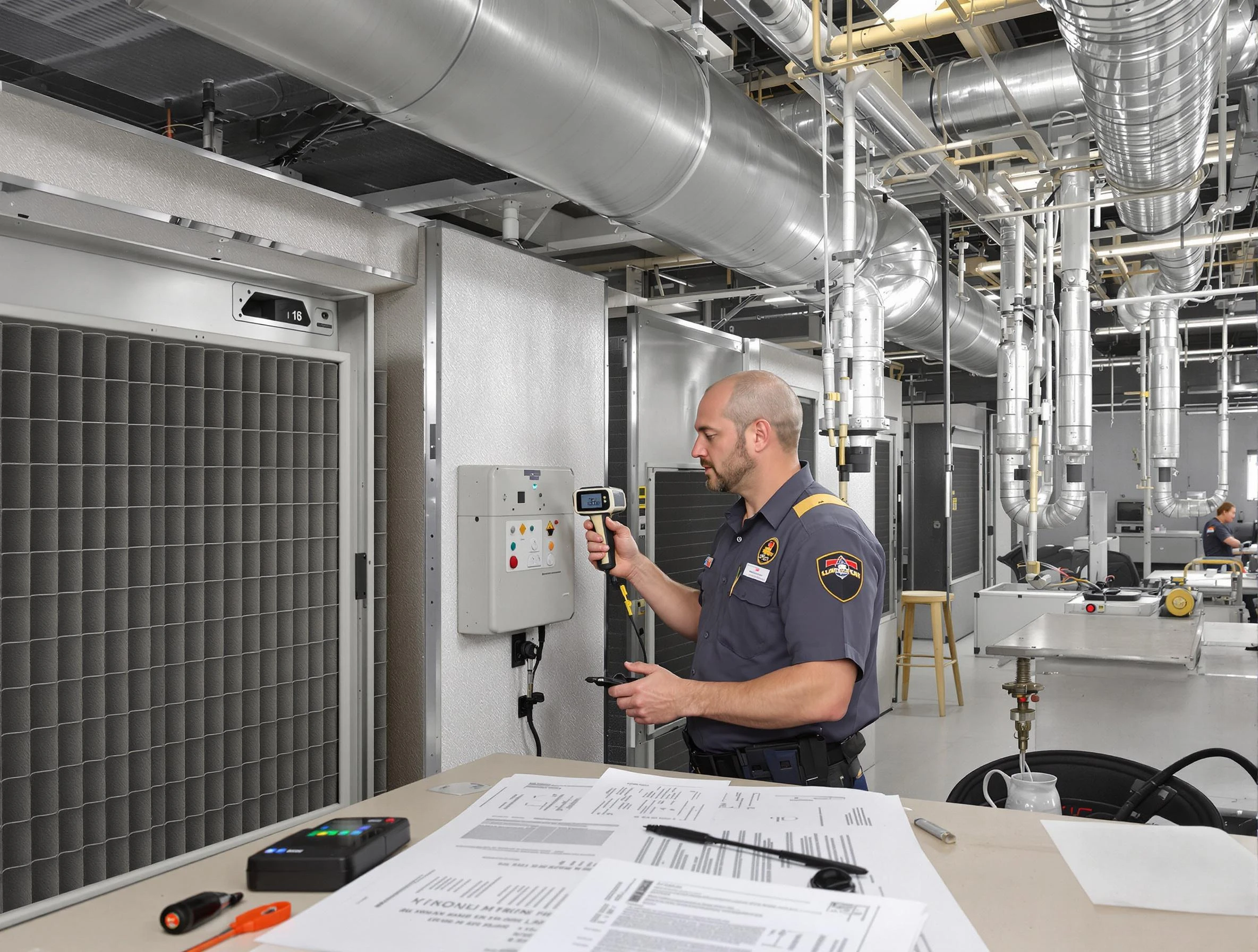 Professional filter system inspection by Framingham Air Duct Cleaning in Framingham